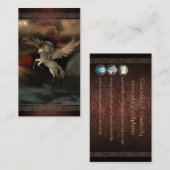 ペガソスのファンタジーの芸術のプロフィールカード 名刺 (正面/裏面)