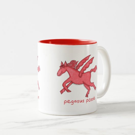 ペガソスの武装隊のツートーンマグ ツートーンマグカップ (正面右)