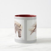ペガソスの種馬の馬のファンタジーの芸術のマグ マグカップ (中央)