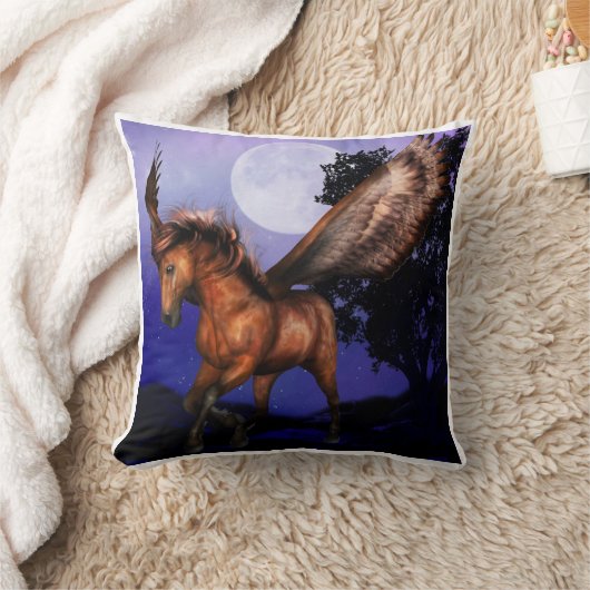 ペガソスの魅了された枕 クッション (ブランケット)