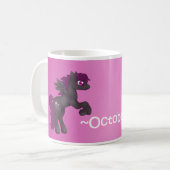 ペガソスの10月Birthstone子馬のマグ コーヒーマグカップ (正面左)