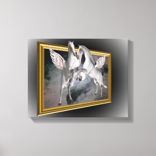 ペガソスウズウマズアウトオブンバーティファンタジー キャンバスプリント (正面)