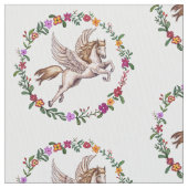 ペガソスギリシャ神話の飛んだ馬 ファブリック (クローズアップ)