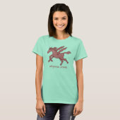 ペガソスポッセウィメンズリンガー Tシャツ (正面フル)