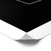 ペガソス及び白のワタリガラスのファンタジーポスター ポスター (角)