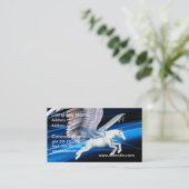 ペガソス飛行名刺 名刺 (スタンド正面)