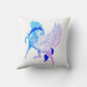 ペガソス・ギリシャ神話の翼のある馬 クッション (裏面)
