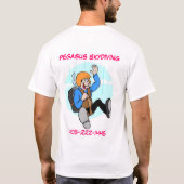 ペガソスSkydiving Tシャツ (裏面)
