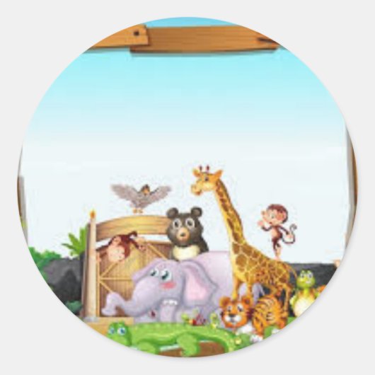 ペガティナアニマルスデラセルバ ラウンドシール (正面)