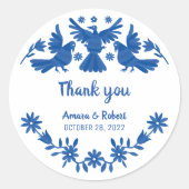 ペガティナレドンダアズールオトミメキシコグラシアス ラウンドシール (正面)