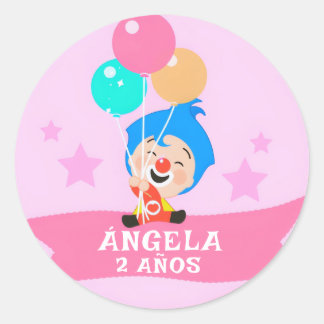 ペガティーナ | Pegatina Payasito Plim, ラウンドシール