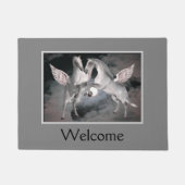 ペガ飛んでいるサスウマーズ ドアマット (正面)