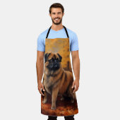 ペキゲイン紅葉秋インスパイア エプロン (着用した状態)