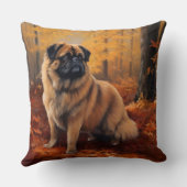 ペキゲイン紅葉秋インスパイア クッション (裏面)