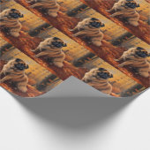 ペキゲイン紅葉秋インスパイア ラッピングペーパー (角)