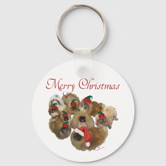 ペキゲスグループクリスマス キーホルダー (正面)