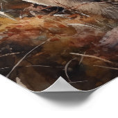 ペキゲスドッグアートプリントポスター ポスター (角)