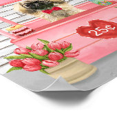 ペキゲスドッグバレンタインデーキスをするブース ポスター (角)