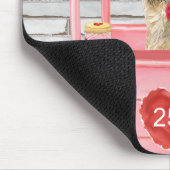 ペキゲスドッグバレンタインデーキスをするブース マウスパッド (コーナー)