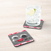 ペキゲスパピーズ希望ハッピーバレンタインデー コースター (右側)