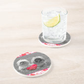 ペキゲスパピーズ希望ハッピーバレンタインデー コースター (側面)