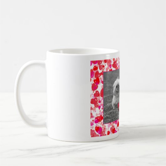 ペキゲスパピーズ希望ハッピーバレンタインデー コーヒーマグカップ (左)