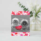 ペキゲスパピーズ希望ハッピーバレンタインデー シーズンポストカード (スタンド正面)