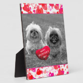 ペキゲスパピーズ希望ハッピーバレンタインデー フォトプラーク (側面)