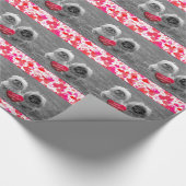 ペキゲスパピーズ希望ハッピーバレンタインデー ラッピングペーパー (角)