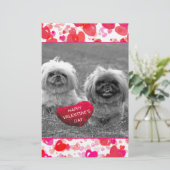 ペキゲスパピーズ希望ハッピーバレンタインデー 便箋 (スタンド正面)