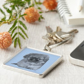 ペキゲスパピーブルー キーホルダー (側面)