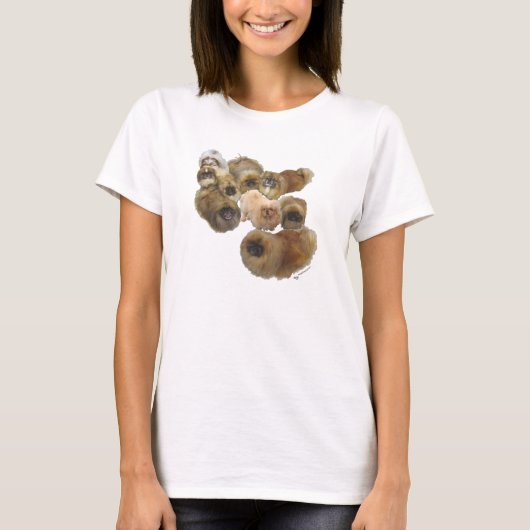 ペキニーズ グループ Tシャツ (正面)