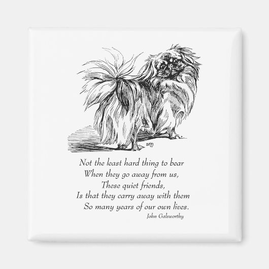 ペキニーズ マグネット (正面)