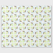 ペキンお祝い風船 ラッピングペーパー (フラット)