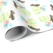 ペキンお祝い風船 ラッピングペーパー (ロールコーナー)