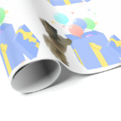 ペキンお祝い風船 ラッピングペーパー (ロールコーナー)