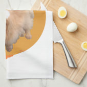 ペキンのクリスマスオーナメント キッチンタオル (四つ折り)