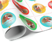 ペキンのクリスマスオーナメント ラッピングペーパー (ロールコーナー)