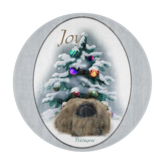 ペキンのクリスマス カッティングボード (正面)