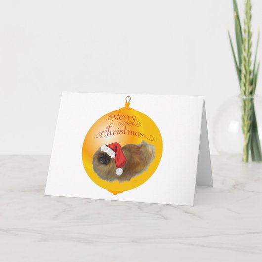 ペキンのクリスマス シーズンカード (正面)