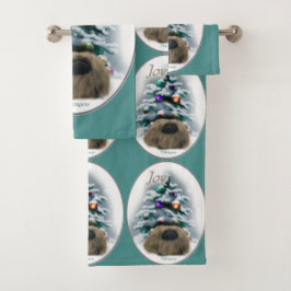 ペキンのクリスマス バスタオルセット