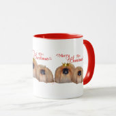 ペキンのクリスマス マグカップ (正面右)