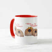 ペキンのクリスマス マグカップ (正面左)