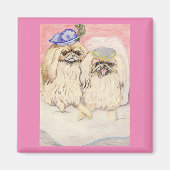 ペキンの夫婦 マグネット (正面)