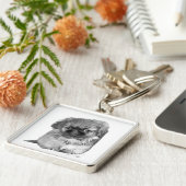 ペキンの子犬 キーホルダー (側面)