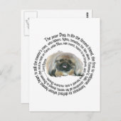 ペキンの知恵 – バイロン卿の嘆き ポストカード (正面/裏面)