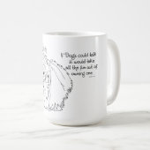 ペキンもしグの犬が話せた コーヒーマグカップ (正面右)