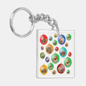 ペキンクリスマスオーナメント キーホルダー (正面左)