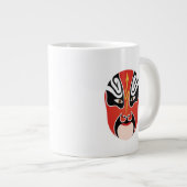ペキング・オペラは張河を構成 ジャンボコーヒーマグカップ (正面右)