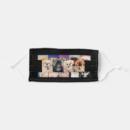 ペキンゲスアート顔マスク3ブラック 大人用布マスク